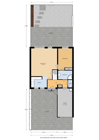 Floorplan - Veerstoep 24, 3361 CE Sliedrecht